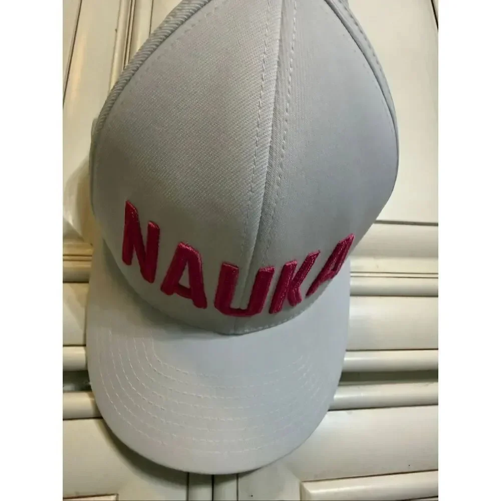 G/Fore Women's Nauka Golf Adjustable Snapback Hat Cap White Pink One Size